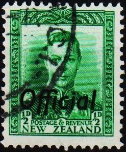 New Zealand. 1938 1/2d(Official) S.G.O134  Fine Used