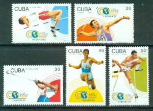 Cuba #3457-3461  Mint  VF NH  Scott $5.00  Sports