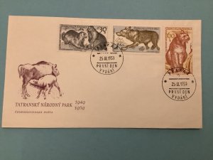 Czechoslovakia 1959 Wild Animal Stamp Cover R41601 