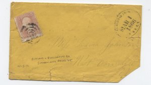 1866 Sutherland Falls VT R&B RR station agent #65 cover [S.2775]