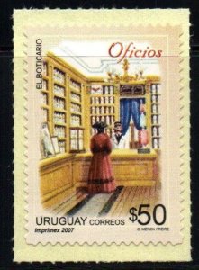 2007 Uruguay occupations druggist vertical  #2211 ** MNH