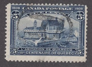 Canada #99 Used Quebec Tercentenary Issue