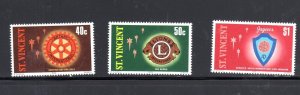 ST. VINCENT #532-534 1978 EMBLEMS MINT VF NH O.G aa