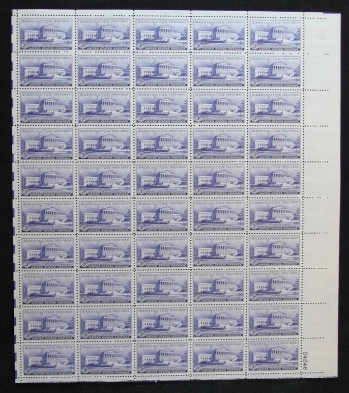 US #991 MNH Sheet of 50 Supreme Court