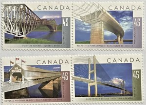 CANADA 1995 #1570-1573 Bridges - MNH