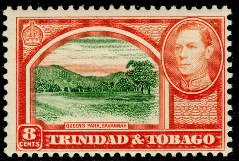 TRINIDAD & TOBAGO SG251, 8c sage-green & vermilion, M MINT.