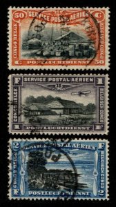 Belgian Congo #C1-C3 used