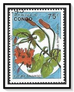 Congo People's Republic #1016 Wild Flowers CTO