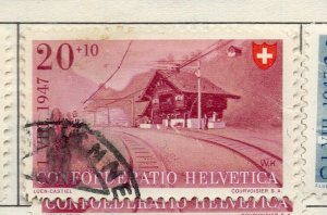 Switzerland Helvetia 1945-49 Early Issue Fine Used 20h. NW-116913