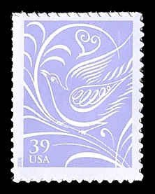 PCBstamps   US #3998 39c Dove facing left, MNH, (25)