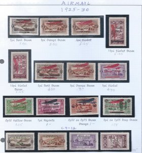 LEBANON  AIRMAIL MNH  SCV $63.75 STARTS @35% OF CAT VALUE