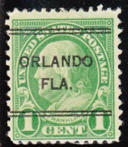 Precancel - DLE - Orlando, FL PSS 243 Compound Perf - Town and Type Issue