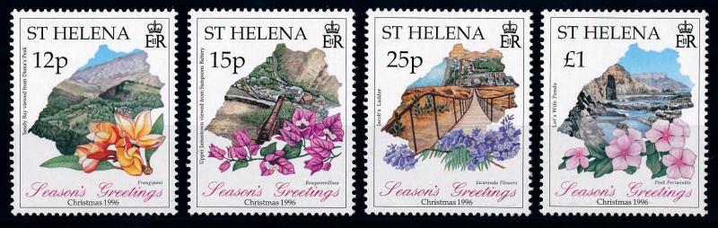 [67051] St. Helena 1996 Flora Flowers Blumen Christmas  MNH