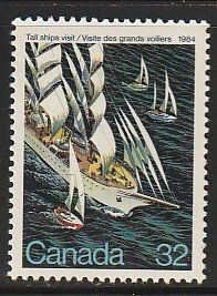 1984 Canada - Sc 1012 - MNH VF - 1 single - Tall Ships Regatta