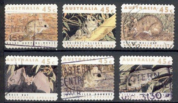 Australia - Mi. 1249-54 (Animals) - Used - K1766