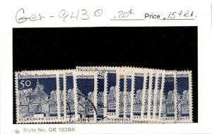 Germany, Postage Stamp, #943 Lot Used, 1966 Architecture (AC)