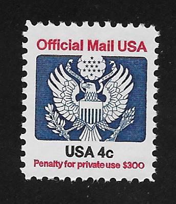 SC# O128 - (4c) - Official Mail,  MNH single
