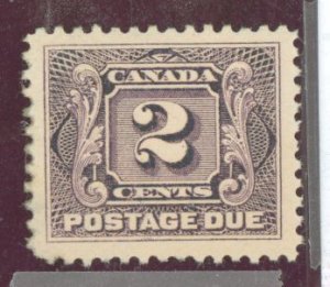 Canada #J2 Unused Single