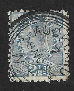 NEW ZEALAND #68 Used 2 1/2p Queen Victoria Stamp 2019 CV $4.25