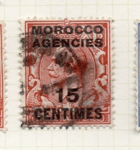 Morocco Agencies French Zone 1919-24 Issue Used 15c. Optd Surcharged NW-180632