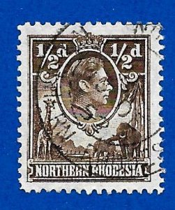 Northern Rhodesia 1951 - U - Scott #26 *