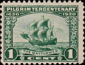 # 548 MINT NEVER HINGED ( MNH ) Green The May Flower