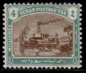 SUDAN GV SG D6, 4m brown & green, M MINT.