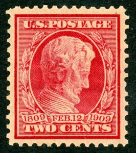 US Stamp #367 Lincoln 2c - MNH - CV $9.50