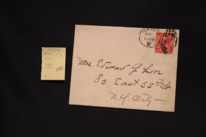 US 250 on cover NYC V to NYC (#1995)