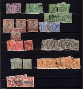 BRITISH KUT PACKED COLLECTION LOT 58 STAMPS GEORGE V HIDDEN VALUE