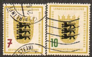 Germany  Scott 729-730  Used