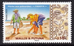 2023 Wallis & Futuna Clam Fishing  (Scott NA} MNH