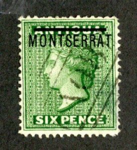 513 BCX Monserrat 1876 Scott # 2 used (Offers welcome)