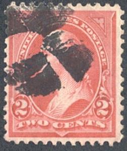 SC#252 2¢ Washington (1895) Used