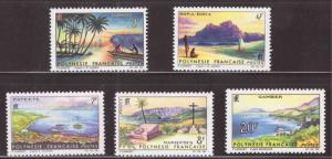 FRENCH POLYNESIA  Scott 211-215 MNH** set