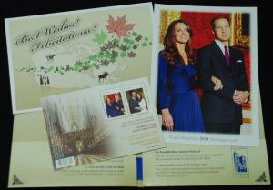 PRINCE WILLIAM and KATE = ROYAL WEDDING = KEEPSAKE KIT = Sealed = Canada 2011