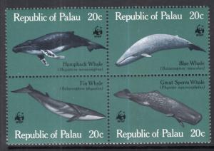 Palau 27a Whales MNH VF