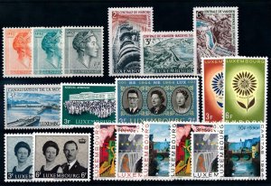 Luxembourg Luxemburg 1964 Complete Year Set MNH