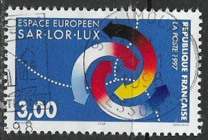 France ~ Scott # 2613 ~ Used ~ SAR-LOR-LUX Summit