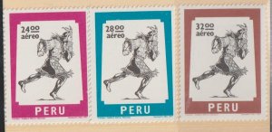 Peru SC C465-467 MNH