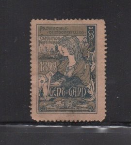 Swiss Advertising Stamp - 1899 Provincial Exhibition Genz Gard