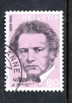 SWITZERLAND 550 Arthur Honegger Composer Highest value in set of 5