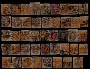 Prussia 44 used/mint values, faults