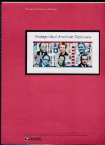 USPS 2006 COMMEMORATIVE PANEL #4076 39c AMERICAN DIPLOMATS