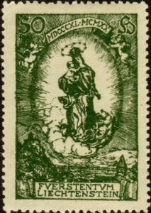 Liechtenstein 47 - Mint-H - 50h Madonna & Child (1920) (cv $2.20)