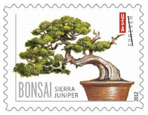 4622b, Bonsai Trees Booklet Pane of 20 GENUINE Forever Stamps - Stuart Katz 