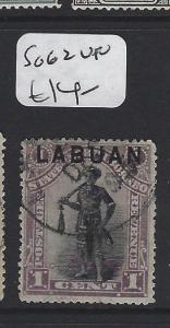 LABUAN   (P2507B)  1C  MAN SG 62   VFU 