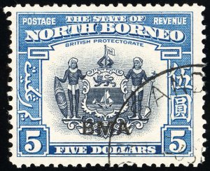 North Borneo Stamps # 207 Used XF Scott Value $375.00