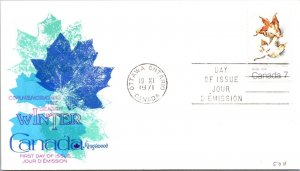 Canada 1971 FDC - The Season Of Winter - Ottawa, Ont - J8839