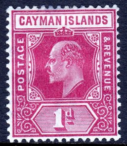 Cayman Islands - Scott #22 - MH - Crease on hinge - SCV $2.10